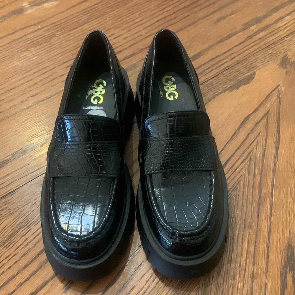 Gbg Black Loafers